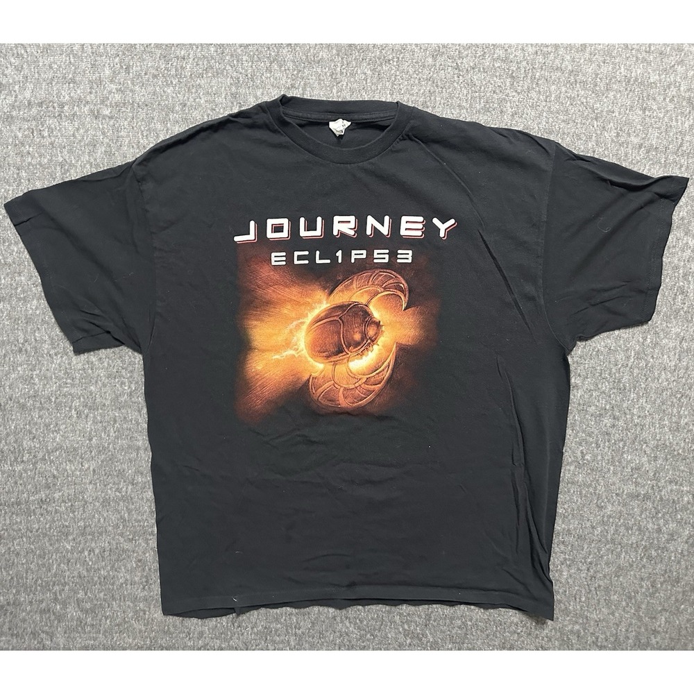 Journey Eclipse Black Graphic Band Tee